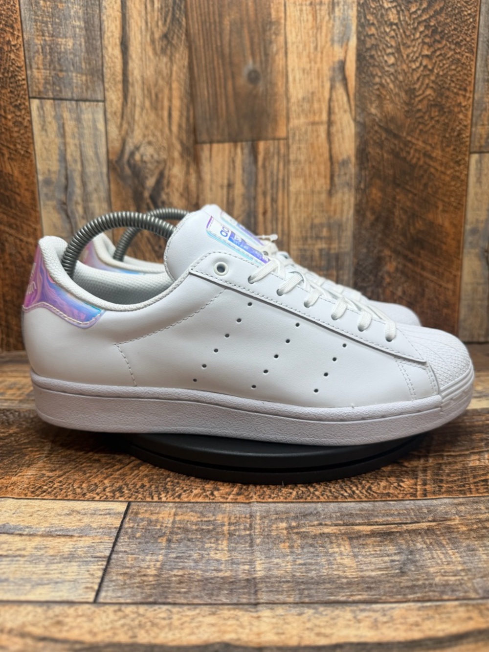 NEW Adidas Superstar VS Stan Smith Women’s US Size 7 White Iridescent FX7594